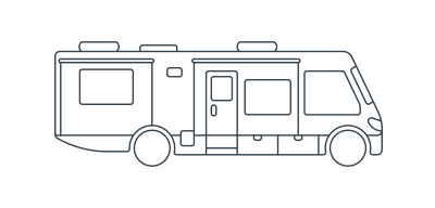 Illustration of a Class A type RV