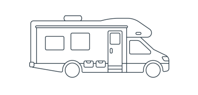 Illustration of a Class C type RV